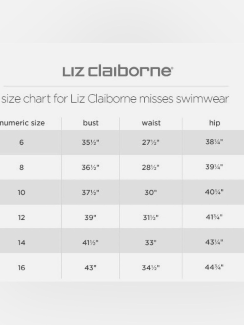 ✅Liz Claiborne Black and White Floral swim dres—-size :10( - Picture 12 of 12